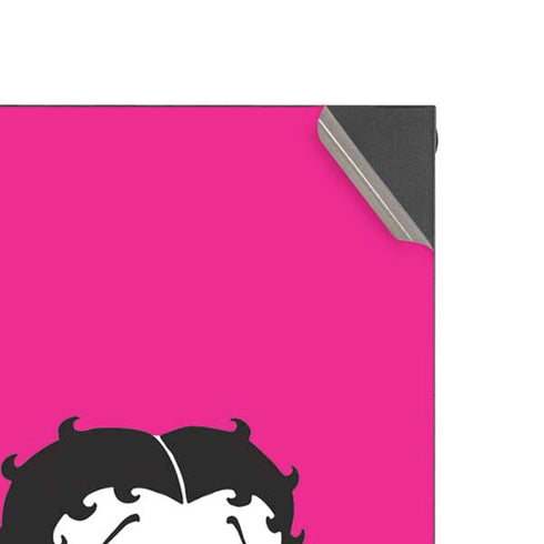 Betty Boop Pink Background XBox Series X Digital Edition Console Skin